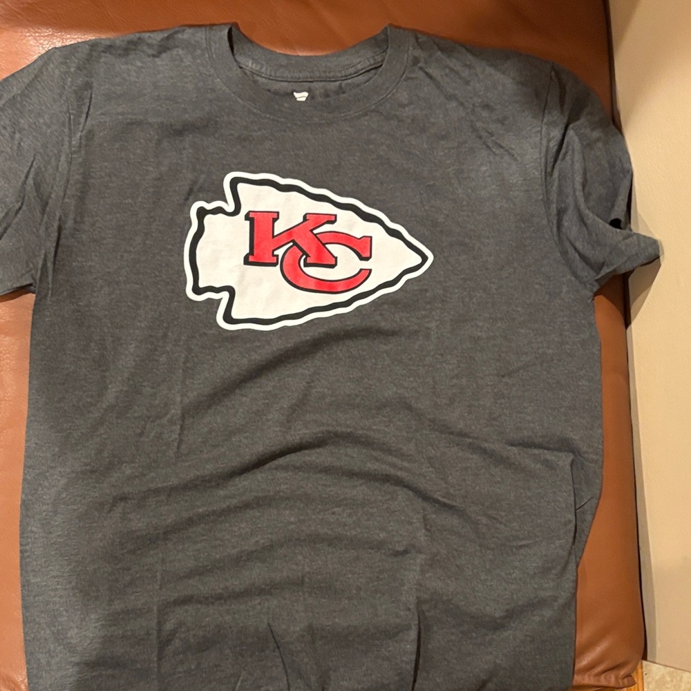 Fanatics Charcoal T-Shirt KC Chiefs Men’s Large